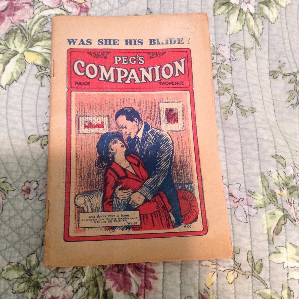 ORIGINAL Peg's Companion, May 9, 1922 Antique British Pulp 1920s '20s Magazine